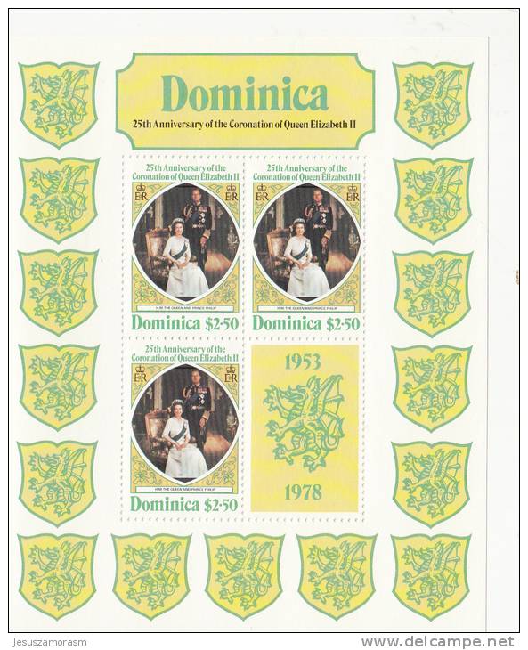 Dominica Nº 558 Al 560 En Minipliegos - Dominica (1978-...)