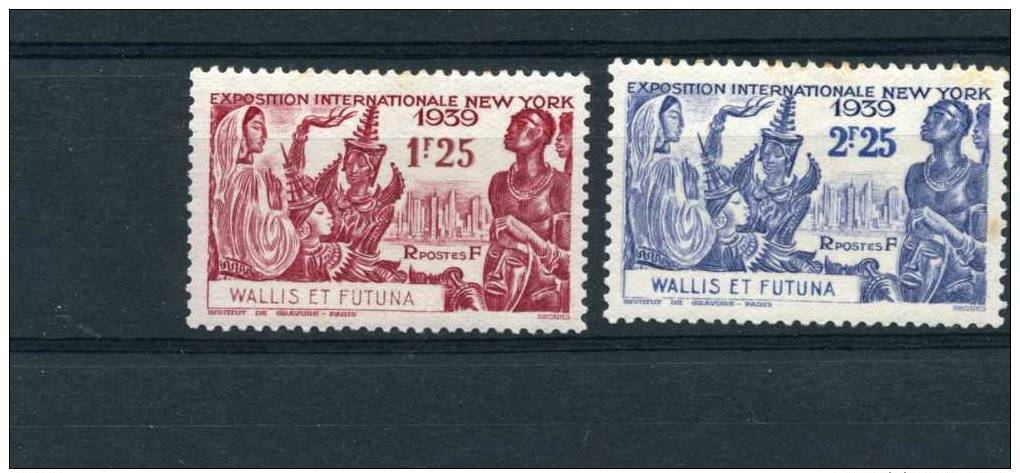 WALLIS ET FUTUNA Sèrie Complète 2 T Neufs Xx  N° YT 70 71 - 1939 - Nuovi