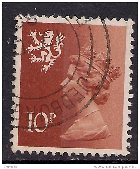 SCOTLAND GB 1980 10p ORANGE BROWN USED MACHIN STAMP SG S30 (D146) - Schotland