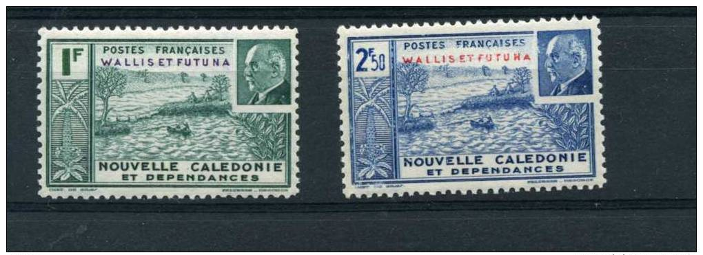 WALLIS ET FUTUNA Sèrie Complète 2t Neufs Xx  N° YT 90 91 - 1941 - Nuevos