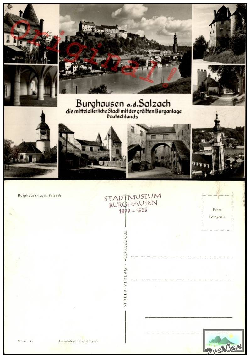 Burghausen Salzach Mehrbild   (195087) - Other & Unclassified