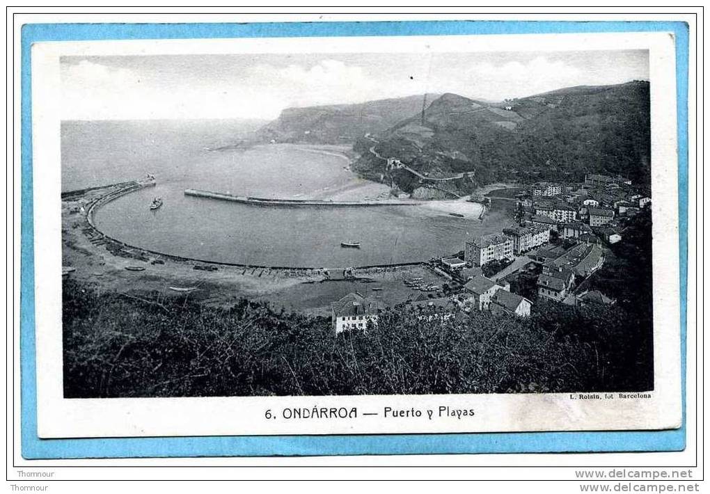 ONDARROA   -  Puerto  Y    Playas -  BELLE CARTE  - - Vizcaya (Bilbao)