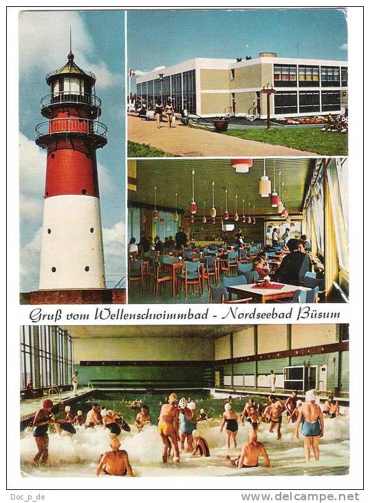 Germany - Büsum - Wellenschwimmbad - Leuchtturm - Lighthouse - Buesum