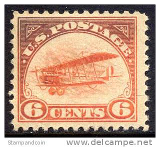 US C1 Mint Never Hinged 6c Airmail Of 1918 - 1b. 1918-1940 Neufs
