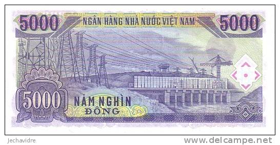 VIET NAM   5 000 Dong  Emission De 1991     ***** BILLET  NEUF ***** - Vietnam