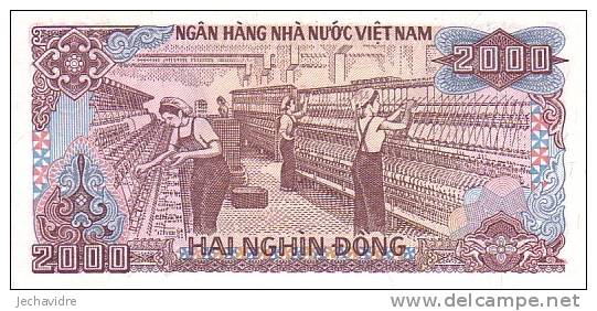 VIET-NAM   2 000 Dong  Emission De 1988   Pick 107a    ***** BILLET  NEUF ***** - Vietnam