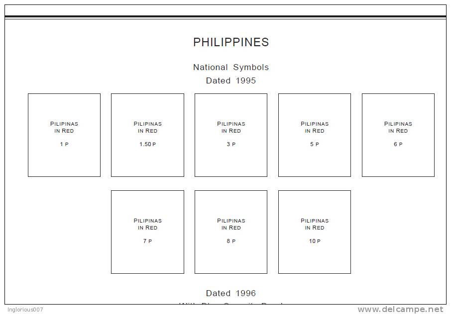 PHILIPPINES STAMP ALBUM PAGES 1946-2011 (548 pages)