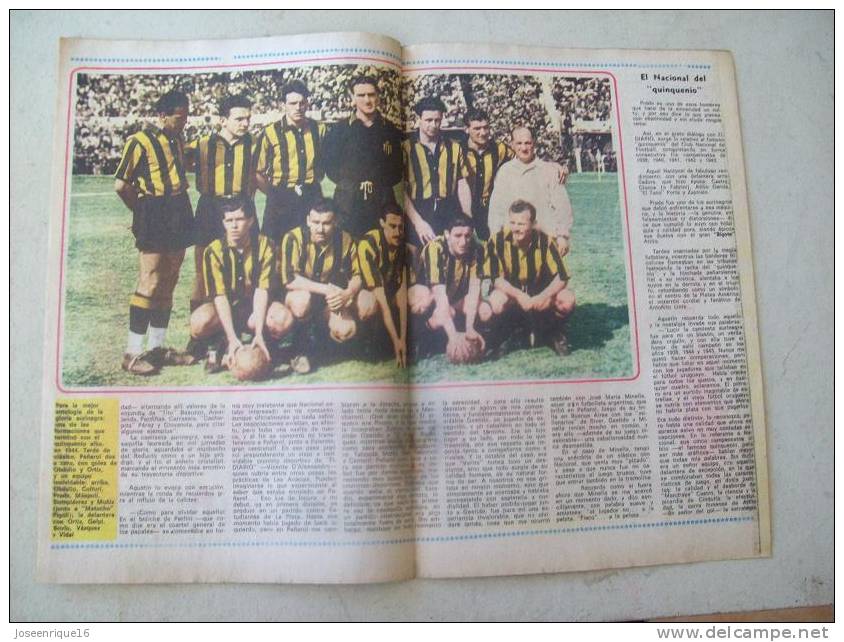 URUGUAY FUTBOL, FOOTBALL. AGUSTIN PRADO, PEÑAROL. MAGAZINE, REVISTA DEPORTIVA N° 53 1978 - [1] Jusqu' à 1980