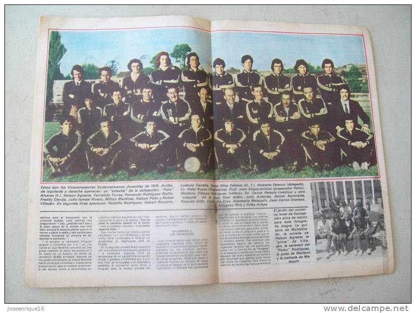 URUGUAY FUTBOL, FOOTBALL. SUDAMERICANO CHILE 1974. MAGAZINE, REVISTA DEPORTIVA N° 66 1978 - [1] Fino Al 1980
