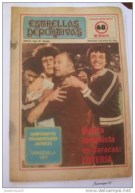 URUGUAY FUTBOL, FOOTBALL. SUDAMERICANO VENEZUELA 1977. MAGAZINE, REVISTA DEPORTIVA N° 68 1979 - [1] Tot 1980