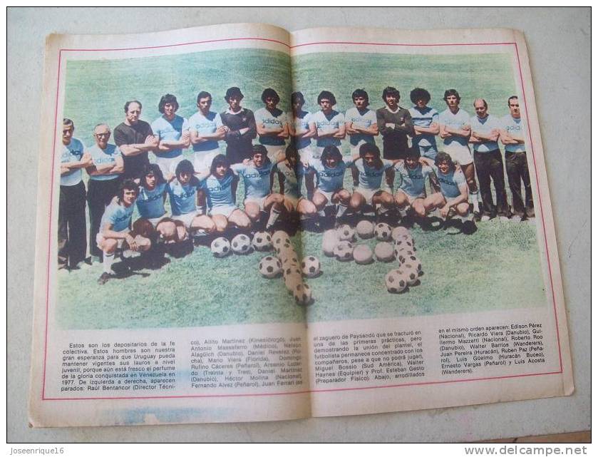 URUGUAY FUTBOL, FOOTBALL. FUERZA LA CELESTE. MAGAZINE, REVISTA DEPORTIVA N° 70 1979 - [1] Until 1980