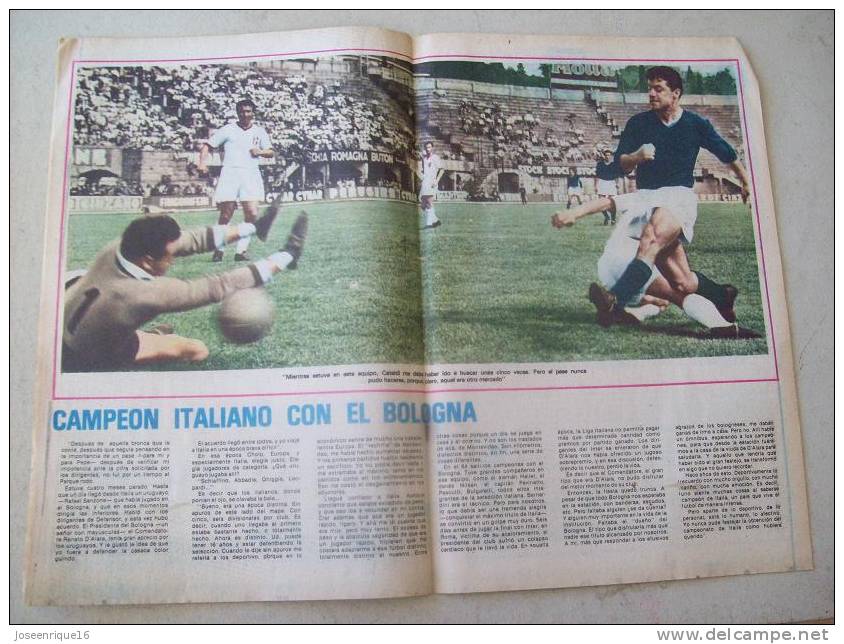 URUGUAY FUTBOL, FOOTBALL. HECTOR CHOLO DEMARCO. MAGAZINE, REVISTA DEPORTIVA N° 73 1979 - [1] Until 1980