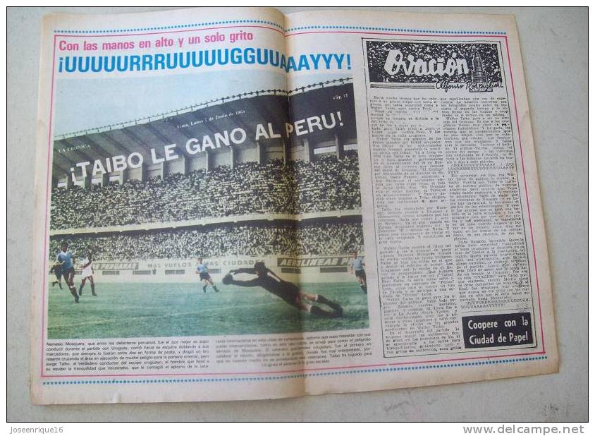 URUGUAY FUTBOL, FOOTBALL. WALTER TAIBO. MAGAZINE, REVISTA DEPORTIVA N° 80 1979 - [1] Jusqu' à 1980