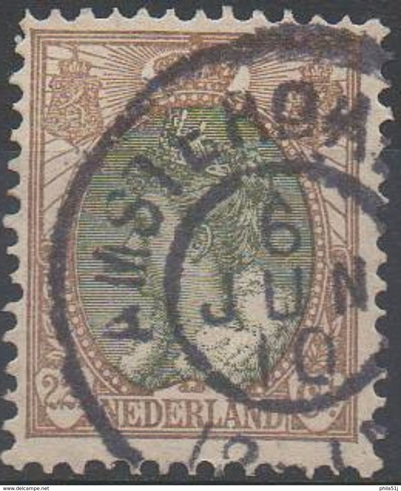 PAYS-BAS  N°58__OBL VOIR SCAN - Used Stamps