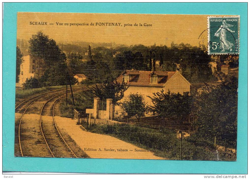 SCEAUX - Vue De Fontenay, Prise De La Gare - Sceaux