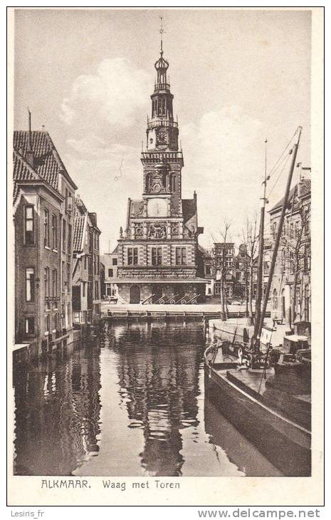 CPA - ALKMAAR - WAAG MEI TOREN - 80 - Alkmaar