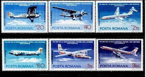 Roumanie 1976 - PA 239/44 Neufs** - Unused Stamps