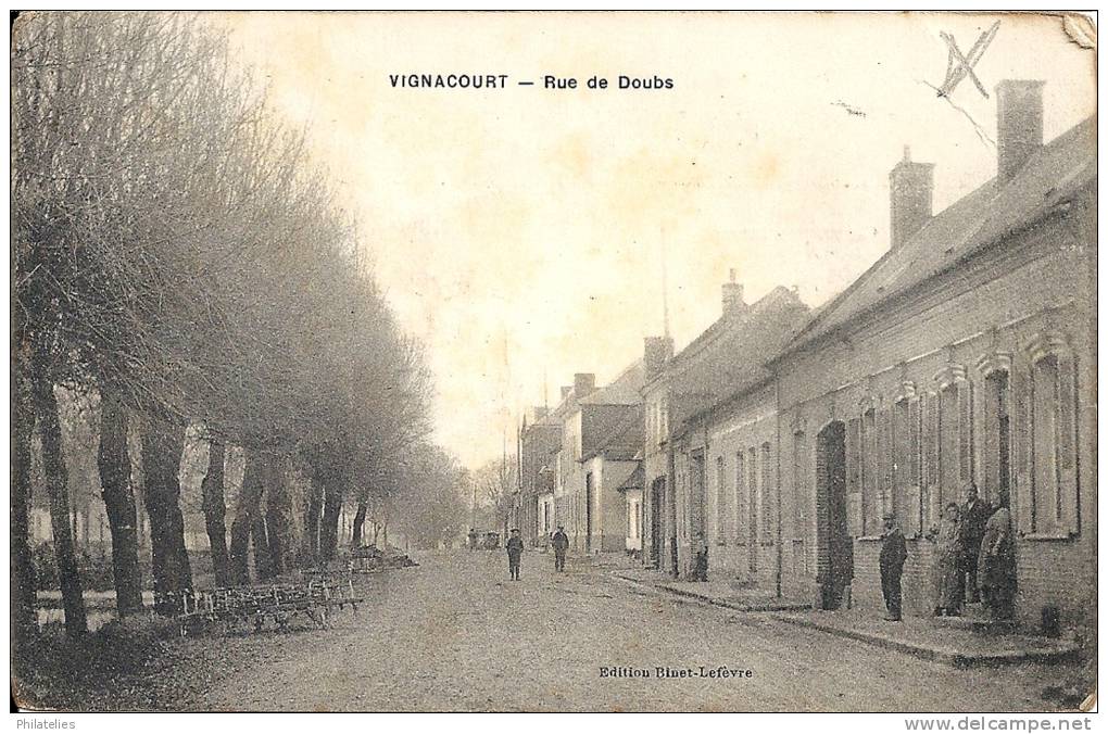 VIGNACOURT RUE DE DOUBS - Vignacourt