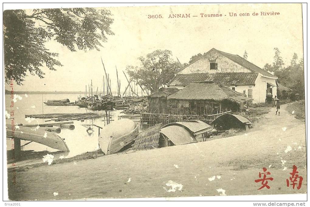 Viêt-Nam . Annam. Tourane . Un Coin De Rivière. - Vietnam