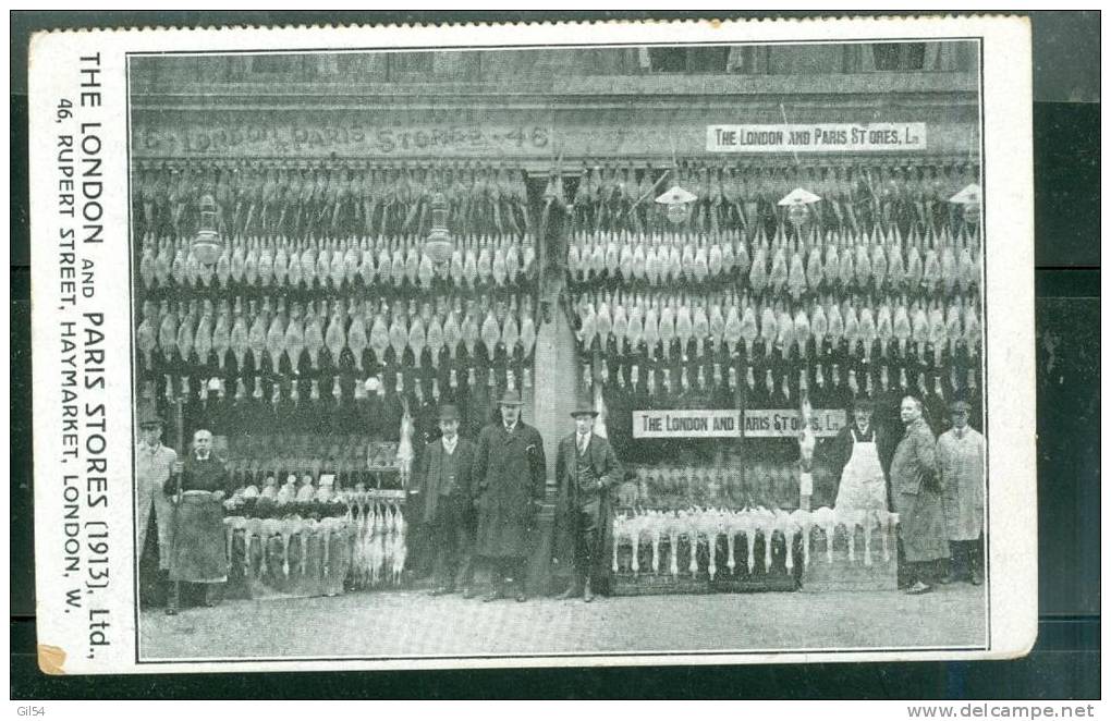 The London And Paris Stores ( 1913), LTD, 46 Rupert Street, Haymarket , London, W  Sq59 - Autres & Non Classés