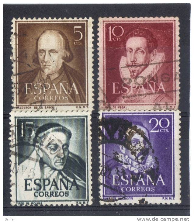 España  -  1950  -  Edifil - 1071 / 74 ( Usado ) - Usados