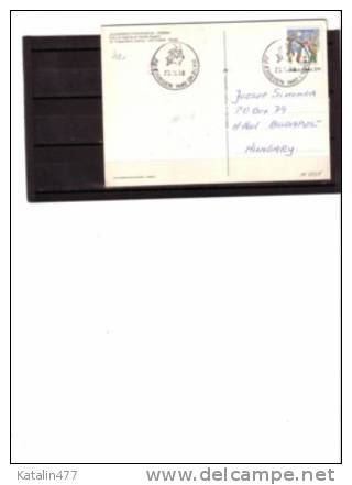 Norway, 1990. Christmas, Postal Card With First Day Cancellation - Briefe U. Dokumente