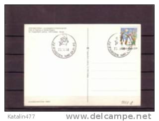 Norway, 1990. Christmas, Postal Card With First Day Cancellation - Briefe U. Dokumente