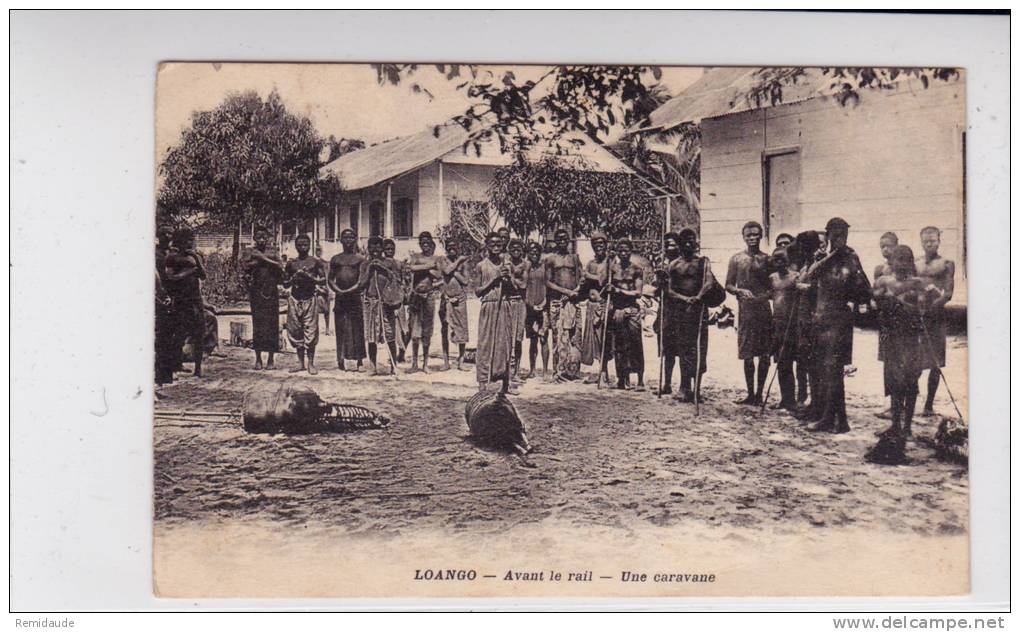 MOYEN-CONGO - 1935 - RARE YVERT N°126 Sur CP De LOANGO OBLITEREE De POINTE NOIRE Pour ROASIO (ITALIA) - Brieven En Documenten