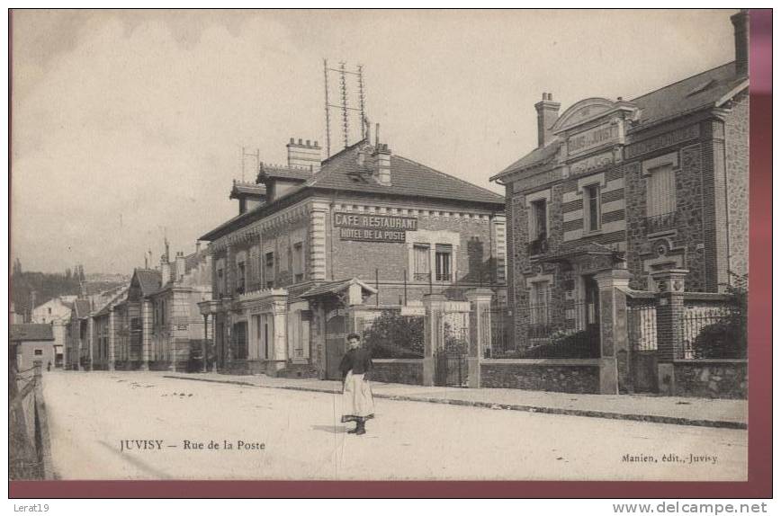 91..JUVISY....RUE DE LA POSTE...ECRITE      ..‹(•¿•)› - Juvisy-sur-Orge