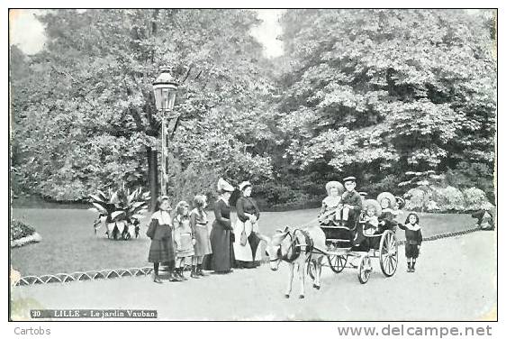 59 LILLE Le Jardin Vauban Attelage Pour Enfants - Lille