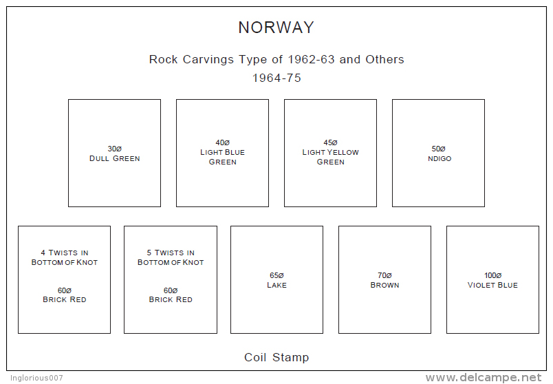 NORWAY STAMP ALBUM PAGES 1855-2011 (187 pages)