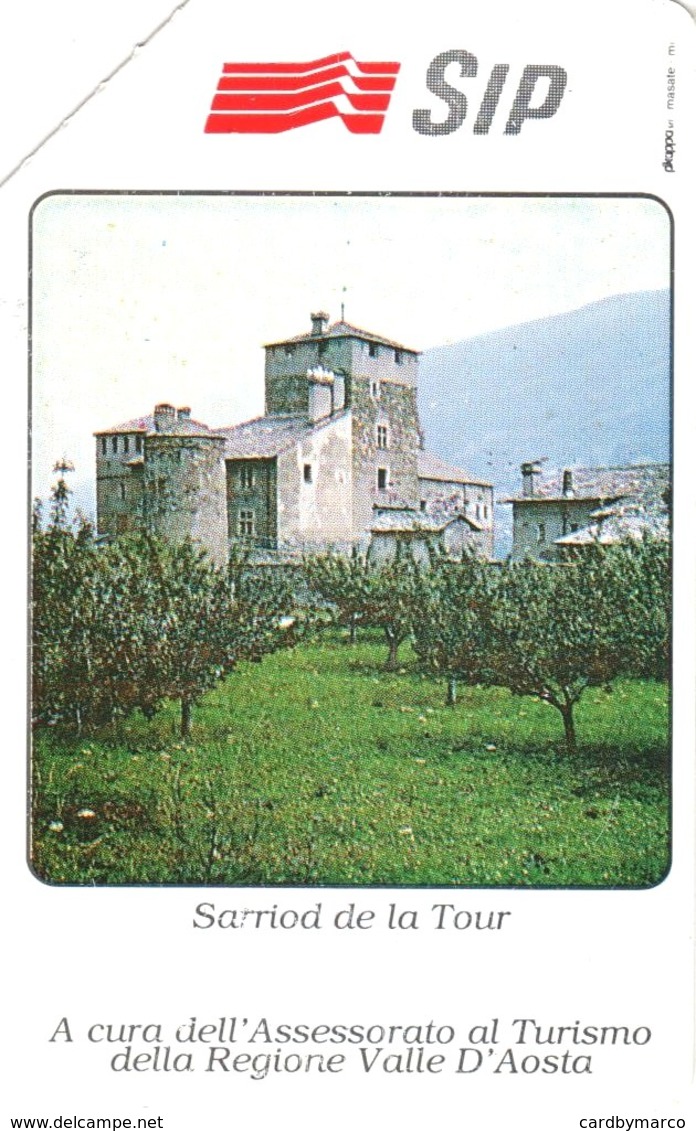 *ITALIA: SERIE TURISTICA - VALLE D'AOSTA: SARRIOD (P197)* - Scheda Usata - Públicas Precursores