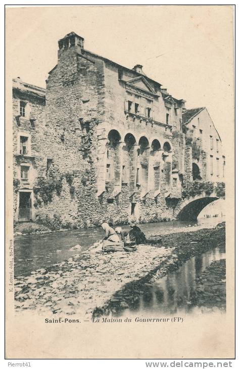 SAINT PONS - La Maison Du Gouverneur (lavandières) - Saint-Pons-de-Thomières