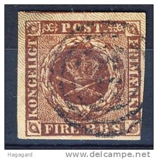 #Denmark 1852. Michel 1 IIa. Used(o) - Gebruikt