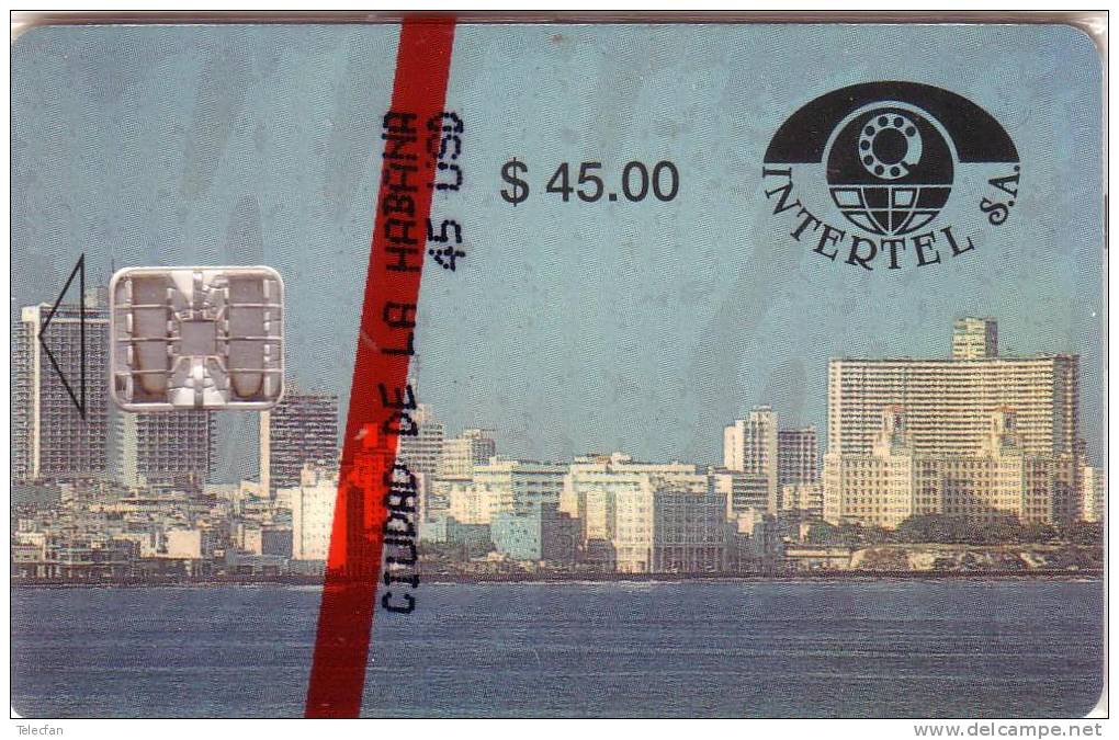 CUBA CIUDAD DE LA HAVANA LA HAVANE 45$ FORTE FACIALE  NSB MINT IN BLISTER SUPERBE - Cuba