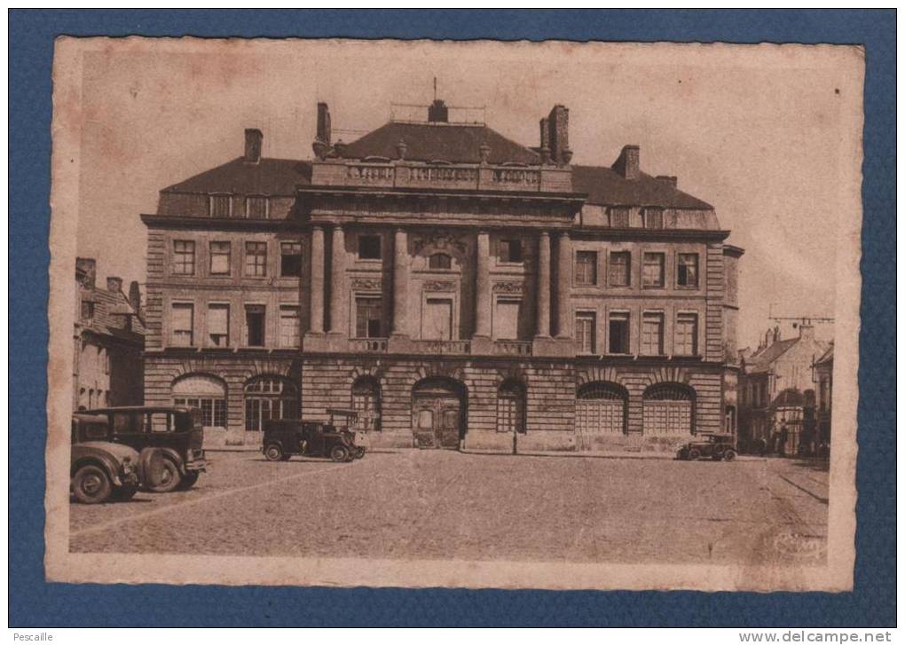 59 NORD - CP CONDE SUR ESCAUT - L'HOTEL DE VILLE - CIM - CIRCULEE EN 1948 - AUTOMOBILES - Conde Sur Escaut