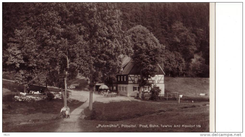 Putzmùhle Póbeltal Post,Bahn. Telefon - Kipsdorf