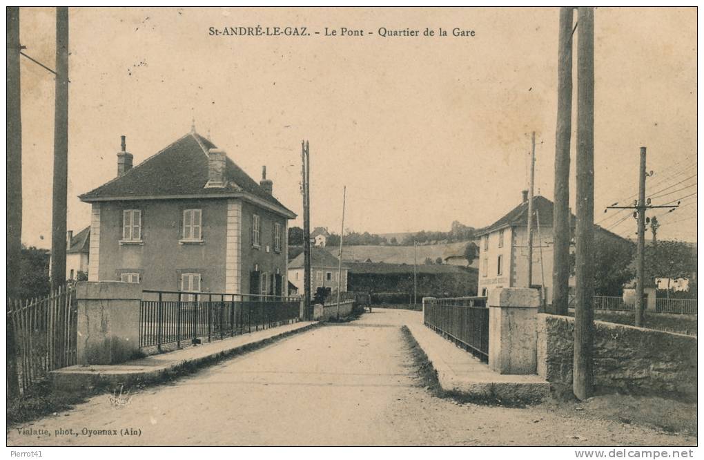 SAINT ANDRE LE GAZ - Le Pont - Quartier De La Gare - Saint-André-le-Gaz