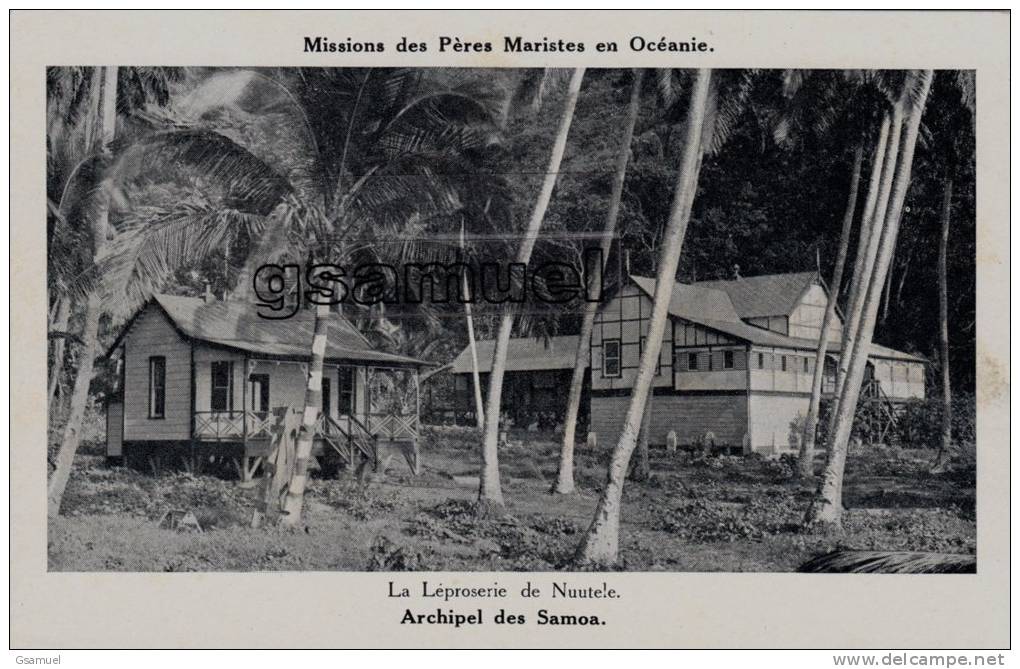 Océanie: Archipel Des Samoa - La Léproserie De Nuutele. - (voir Scan Recto-verso). - Samoa