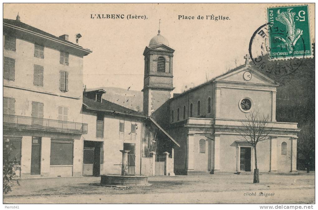 L'ALBENC - Place De L'Église - L'Albenc