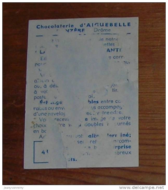 Chromo Chocolat  Aiguebelle  - N°43 - Gentilhomme (époque Louis XVI, Fin Du XVIIIe Siècle) - Aiguebelle