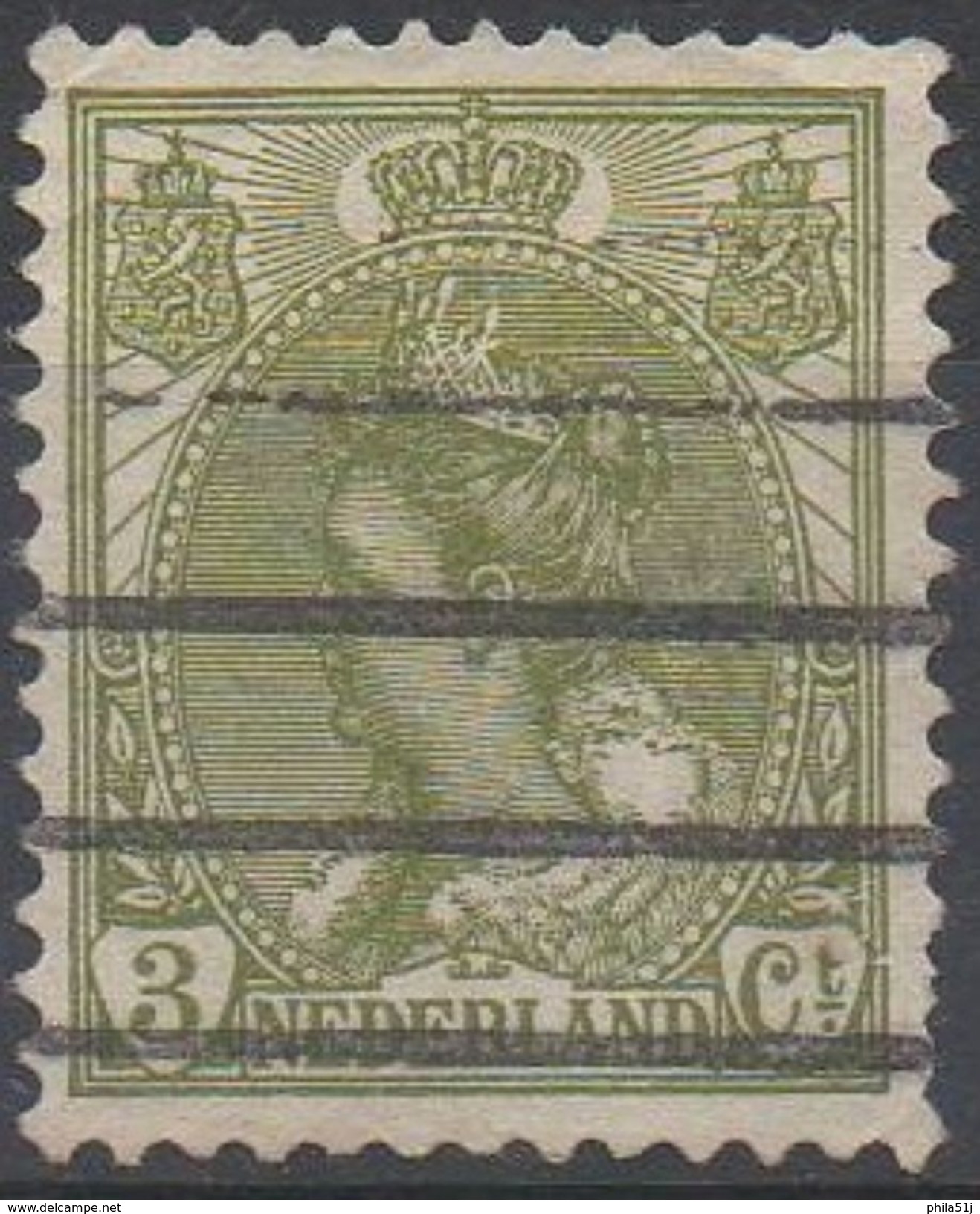 PAYS-BAS  N°50__OBL VOIR SCAN - Used Stamps