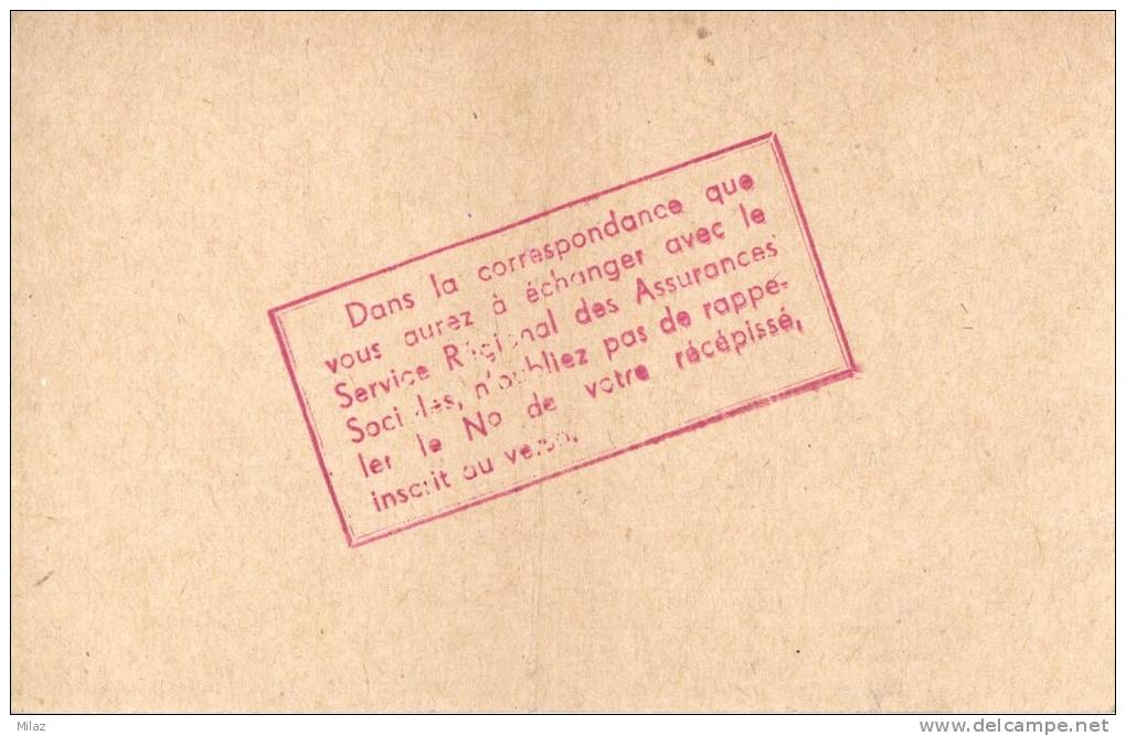 Carte En Franchise (Secrétariat D'Ètat Au Travail) De Rouen Vers Hauville - Aout 1941 - 1921-1960: Période Moderne