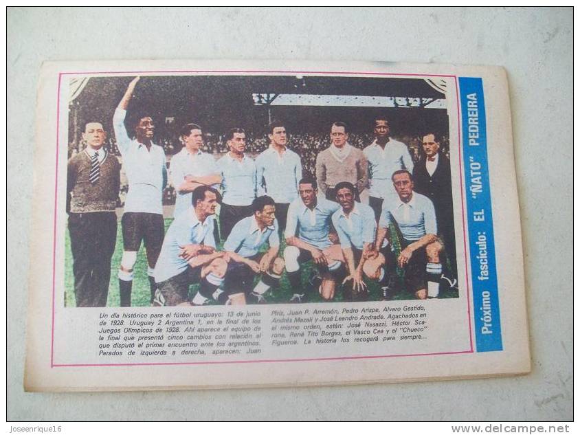 URUGUAY FUTBOL, FOOTBALL. ROBERTO FIGUEROA. MAGAZINE, REVISTA DEPORTIVA N° 91 1979 - [1] Fino Al 1980