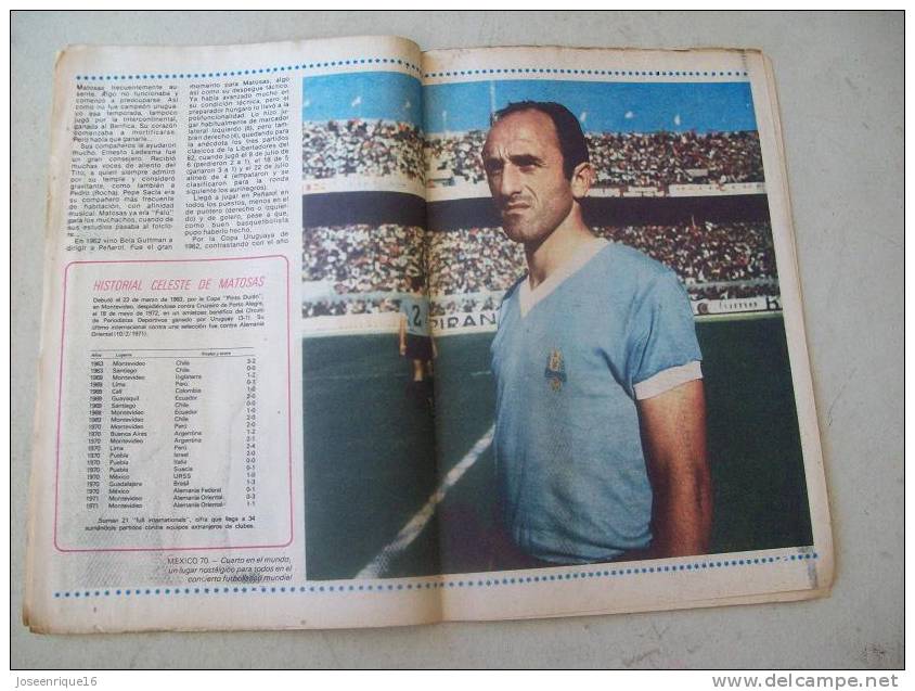 URUGUAY FUTBOL, FOOTBALL. ROBERTO MATOSAS, PEÑAROL. MAGAZINE, REVISTA DEPORTIVA N° 102 1979 - [1] Hasta 1980