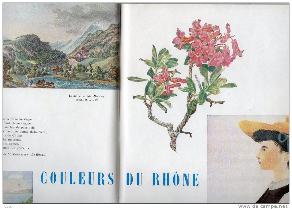 Revue économique Franco-Suisse Noël 1950, 80 Pages, Nombreuses Illustrations - 321 - Rhône-Alpes