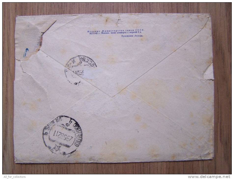 USSR Registered Postal Stationery Sent From Russia Moscow To Lithuania On 1962 Space Cosmos Rocket - Briefe U. Dokumente