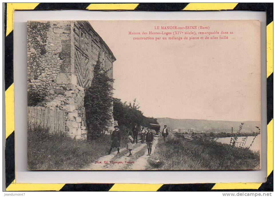 LE MANOIR-sur-SEINE. - .  MAISON DES HAUTES-LOGES - Le Manoir