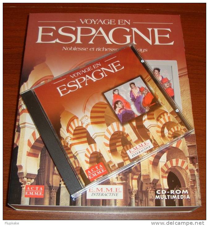 Encyclopédie E.M.M.E. Interactive Voyage En Espagne Noblesse Et Richesse D´un Pays Sur Cd-Rom Multimedia - Encyclopedieën