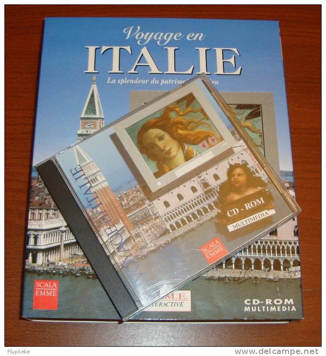 Encyclopédie E.M.M.E. Interactive Voyage en Italie La Splendeur du Patrimoine Italien sur Cd-Rom Multimedia